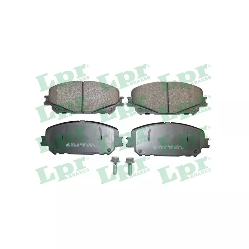 Jeu de 4 plaquettes de frein avant LPR 05P2126