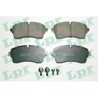 Jeu de 4 plaquettes de frein avant LPR 05P2128K
