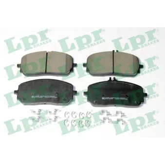 Jeu de 4 plaquettes de frein avant LPR 05P2135K