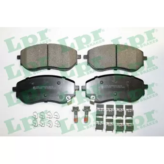 Jeu de 4 plaquettes de frein avant LPR 05P2149K