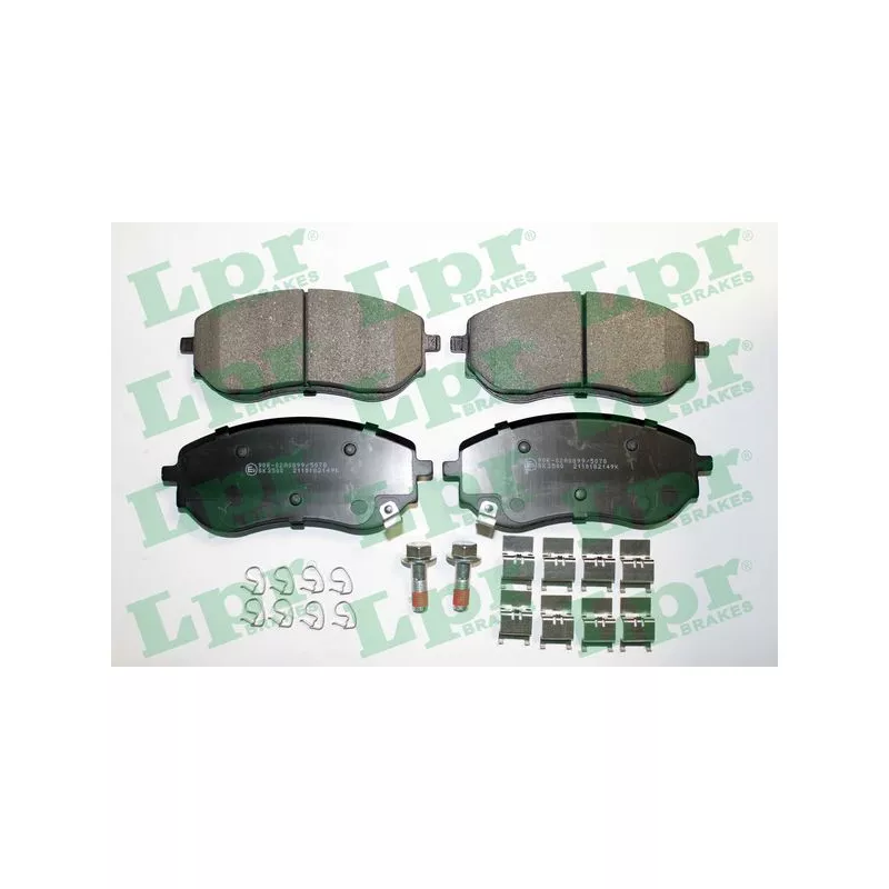 Jeu de 4 plaquettes de frein avant LPR 05P2149K