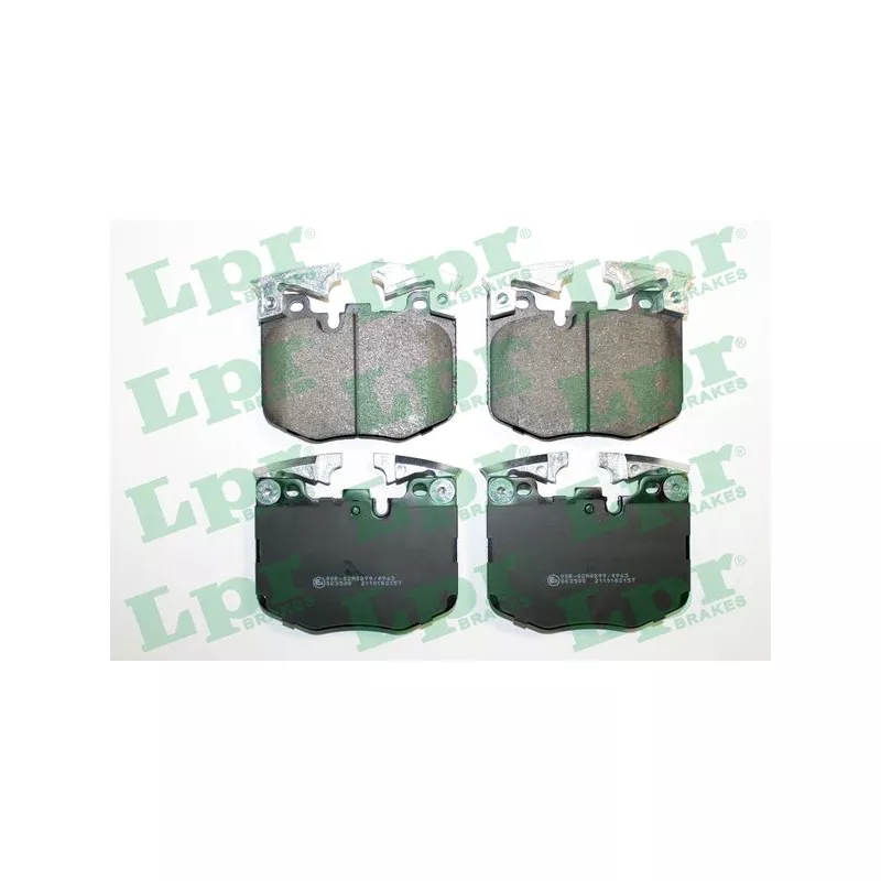 Jeu de 4 plaquettes de frein avant LPR 05P2157