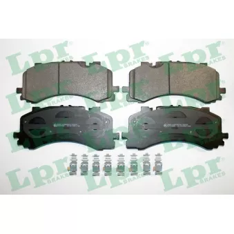 Jeu de 4 plaquettes de frein avant LPR 05P2170K