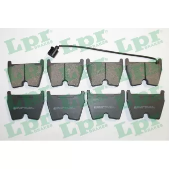 Jeu de 4 plaquettes de frein avant LPR 05P2172