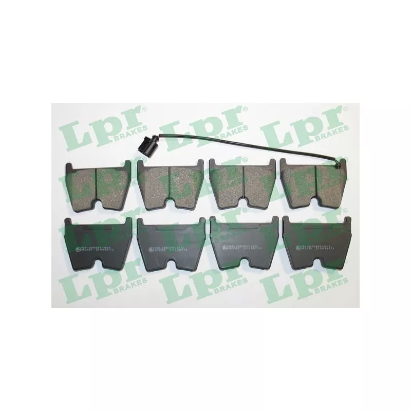 Jeu de 4 plaquettes de frein avant LPR 05P2172