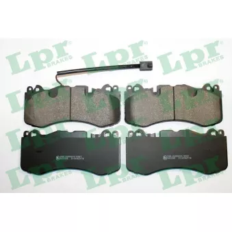 Jeu de 4 plaquettes de frein avant LPR 05P2178