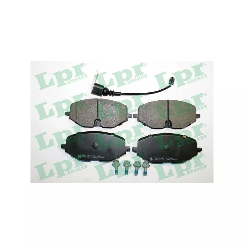 Jeu de 4 plaquettes de frein avant LPR 05P2184A