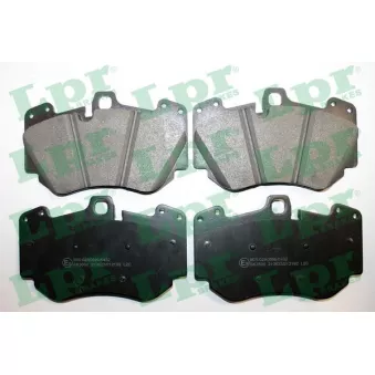 Jeu de 4 plaquettes de frein avant LPR 05P2192