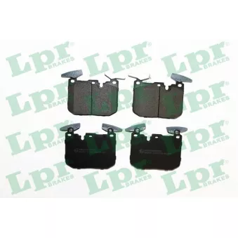 Jeu de 4 plaquettes de frein avant LPR 05P2193