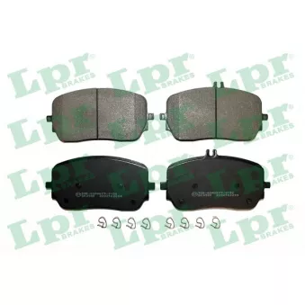 Jeu de 4 plaquettes de frein avant LPR 05P2244