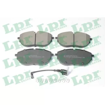 Jeu de 4 plaquettes de frein avant LPR 05P2253A