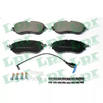 Jeu de 4 plaquettes de frein avant LPR 05P2259AK