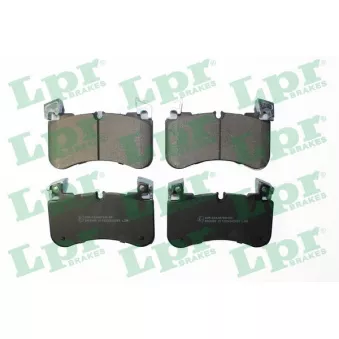 Jeu de 4 plaquettes de frein avant LPR 05P2263