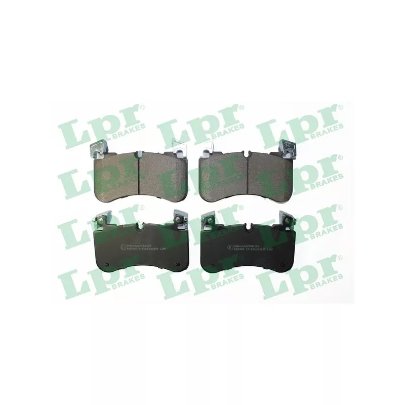 Jeu de 4 plaquettes de frein avant LPR 05P2263