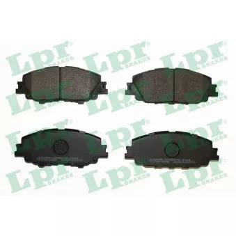 Jeu de 4 plaquettes de frein avant LPR 05P2271