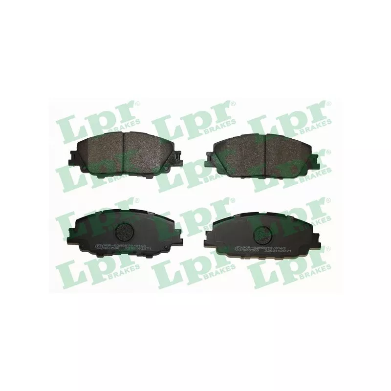 Jeu de 4 plaquettes de frein avant LPR 05P2271