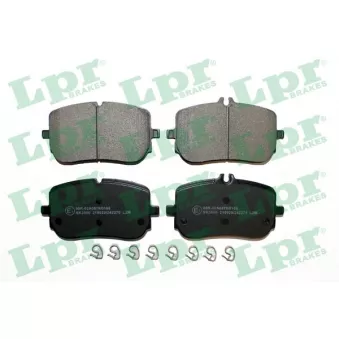 Jeu de 4 plaquettes de frein avant LPR 05P2275