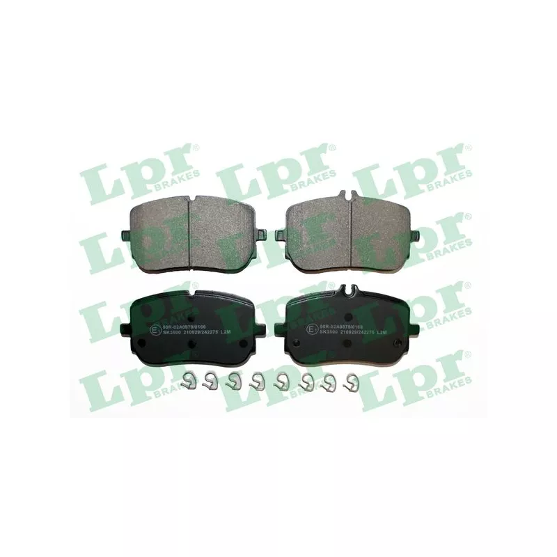 Jeu de 4 plaquettes de frein avant LPR 05P2275