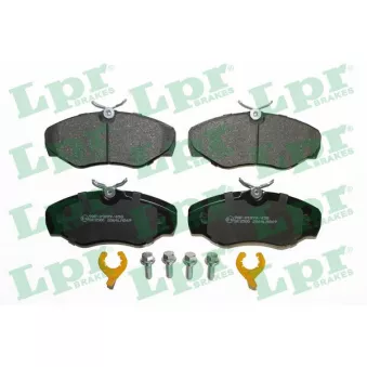 Jeu de 4 plaquettes de frein avant LPR 05P869K