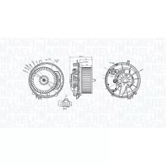 Pulseur d'air habitacle MAGNETI MARELLI