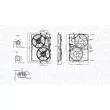 Ventilateur, refroidissement du moteur MAGNETI MARELLI 069422578010 - Visuel 1