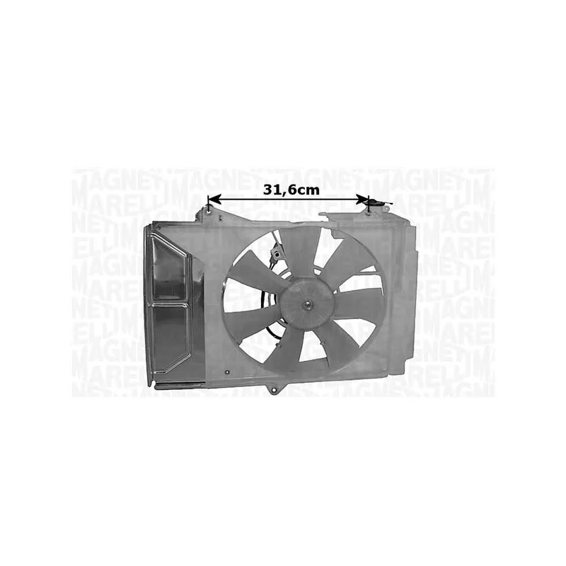 Ventilateur, refroidissement du moteur MAGNETI MARELLI 069422821010