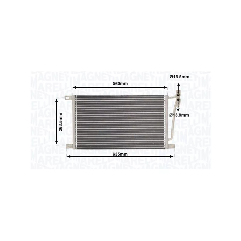 Condenseur, climatisation MAGNETI MARELLI 350203867000