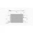 Condenseur, climatisation MAGNETI MARELLI 350203910000 - Visuel 2