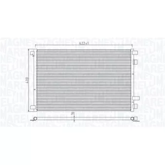 Condenseur, climatisation MAGNETI MARELLI 350203932000