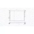 Radiateur, refroidissement du moteur MAGNETI MARELLI 350213199300 - Visuel 2