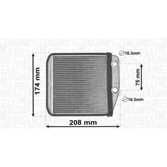 Système de chauffage MAGNETI MARELLI 350218444000