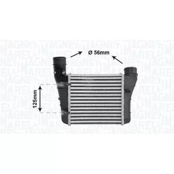 Intercooler, échangeur MAGNETI MARELLI 351319204860
