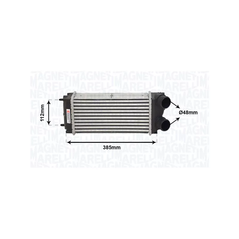 Intercooler, échangeur MAGNETI MARELLI 351319205090