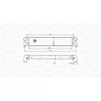 Intercooler, échangeur MAGNETI MARELLI