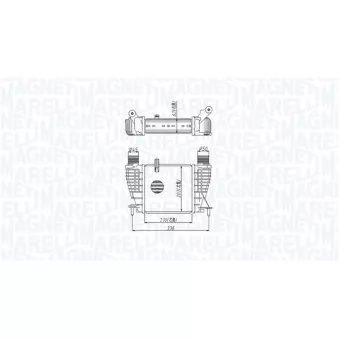 Intercooler, échangeur MAGNETI MARELLI