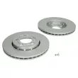 Jeu de 2 disques de frein avant DELPHI BG3208C - Visuel 1