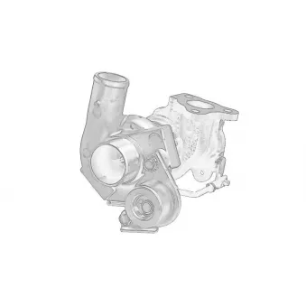 Turbocompresseur, suralimentation MITSUBISHI 49173-06503