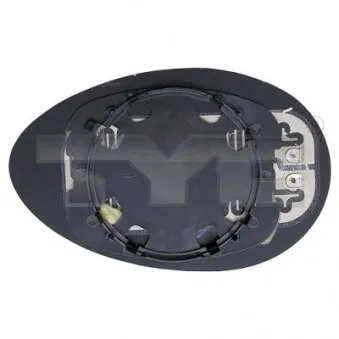 Verre de rétroviseur, rétroviseur extérieur TYC 301-0021-1
