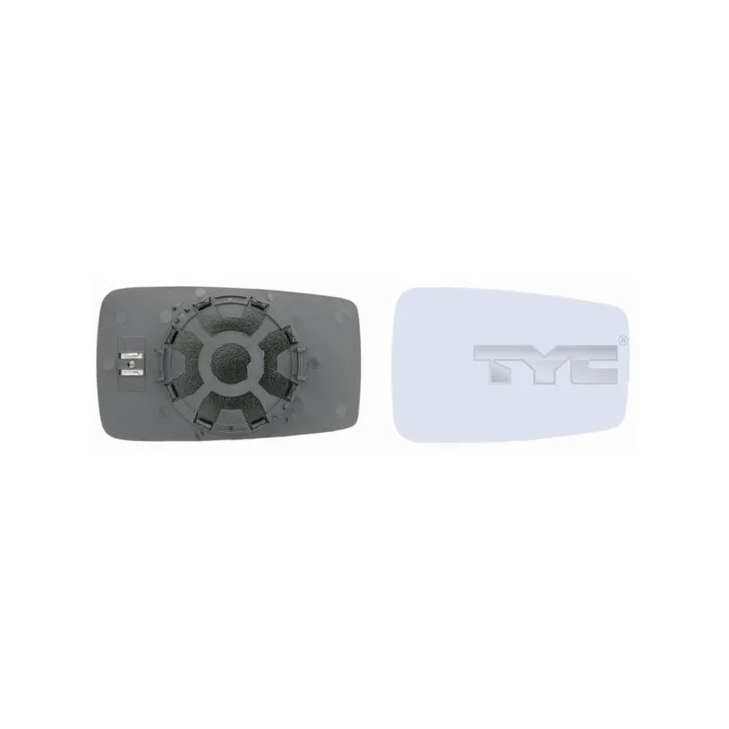 Verre de rétroviseur, rétroviseur extérieur TYC 302-0003-1