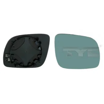 Verre de rétroviseur, rétroviseur extérieur TYC 302-0011-1