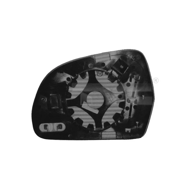 Verre de rétroviseur, rétroviseur extérieur TYC 302-0073-1