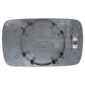 Verre de rétroviseur, rétroviseur extérieur TYC 303-0022-1