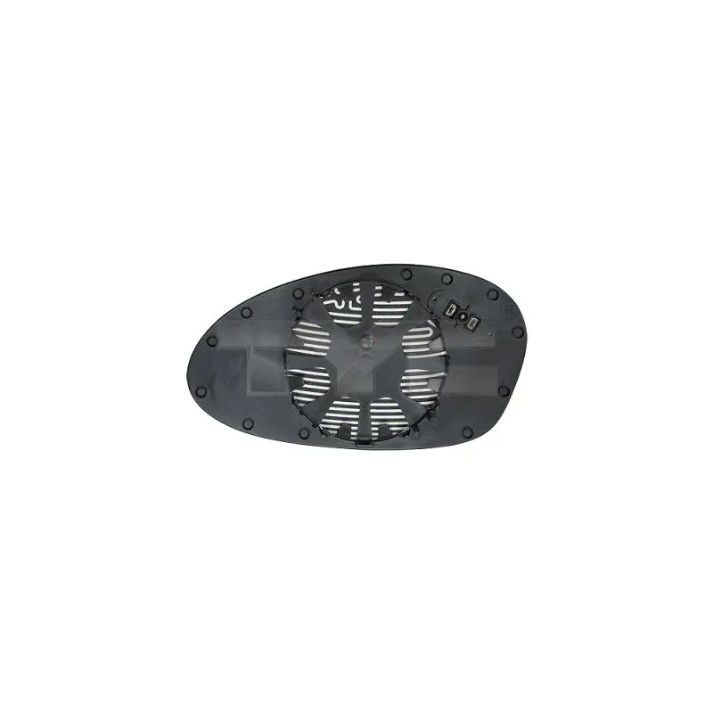 Verre de rétroviseur, rétroviseur extérieur TYC 303-0096-1