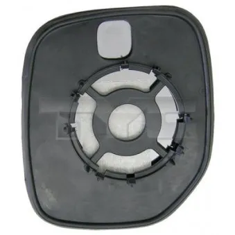 Verre de rétroviseur, rétroviseur extérieur TYC 305-0005-1