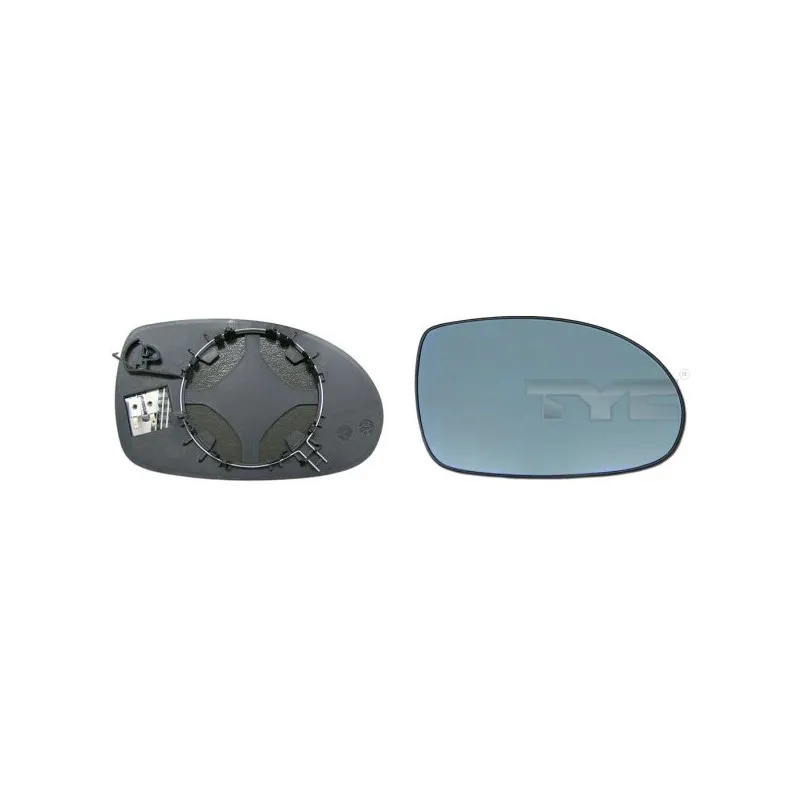 Verre de rétroviseur, rétroviseur extérieur TYC 305-0018-1