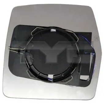 Verre de rétroviseur, rétroviseur extérieur TYC 305-0028-1