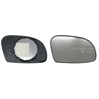 Verre de rétroviseur, rétroviseur extérieur TYC 305-0029-1