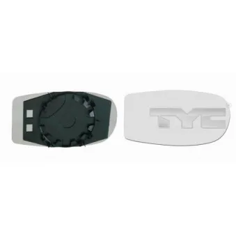 Verre de rétroviseur, rétroviseur extérieur TYC 309-0023-1