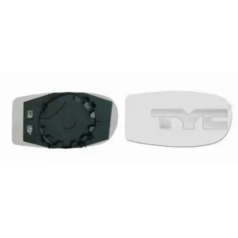 Verre de rétroviseur, rétroviseur extérieur TYC 309-0025-1