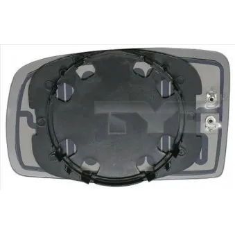 Verre de rétroviseur, rétroviseur extérieur TYC 309-0043-1